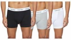 Promotion Calvin Klein boxers taille basse x3