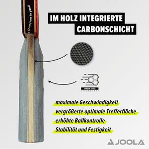 JOOLA Carbon Pro ITTF Competition Table Tennis Bat