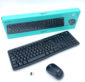 Logitech MK270 Wireless Keyboard &amp; Mouse IT QWERTY