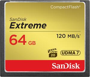 Promotion SanDisk Extreme 64Go UDMA7 CompactFlash