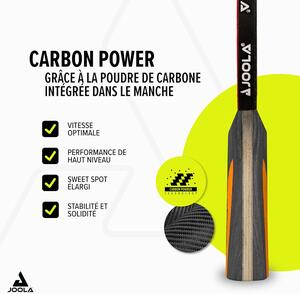 JOOLA Carbowood Raquette Ping-Pong Carbone