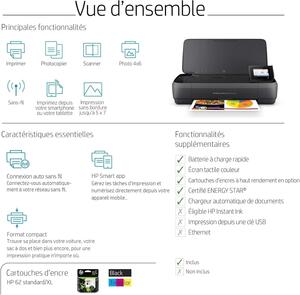 HP OfficeJet 250 imprimante portable