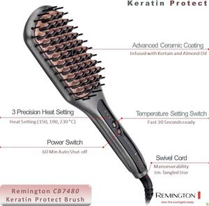 Remington Keratin Protect brosse lissante