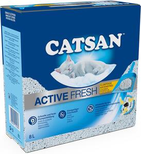 Catsan Active Fresh Litière agglomérante 8L