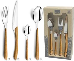 Discount Amefa Eclat Nature 24 piece cutlery