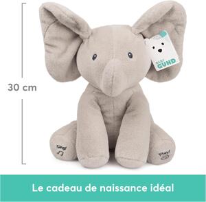 GUND Flappy the Elephant – Interactive Plush 30 cm