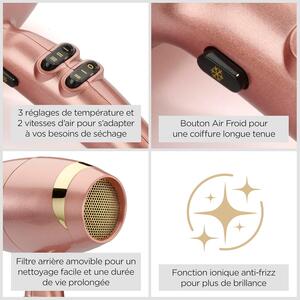 BaByliss Rose Gold 5336PE Hair Dryer 2100W