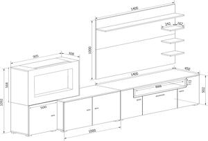 Skraut Home Electric Fireplace Unit