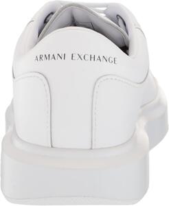 Armani Exchange baskets à lacets blanches