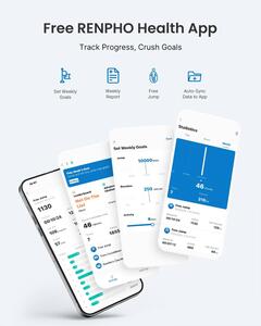 RENPHO Corde à sauter intelligente avec compteur
