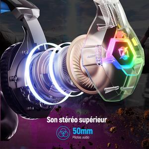 Ozeino casque gamer RGB PS5