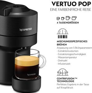 Nespresso Vertuo Pop avec Mousseur - Noir