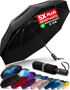 Discount TUMELLA Travel Umbrella windproof