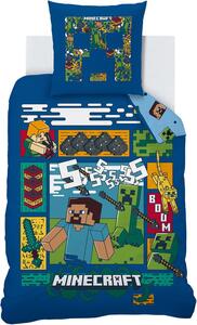CTI Minecraft Update parure 140x200 coton