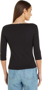 Tommy Hilfiger T-shirt Femme ML Col Bateau Slim