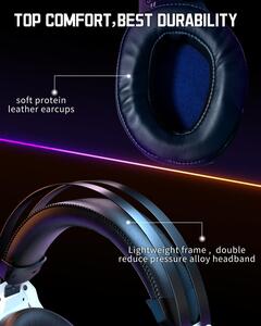 Ozeino casque gaming PS4 PS5 PC