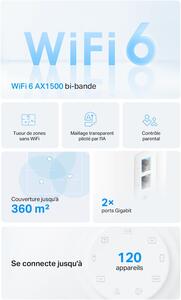 TP-Link Deco X1500 WiFi 6 Mesh (2-Pack)