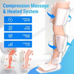 COMFIER Masseur de jambes chaleur &amp; compression