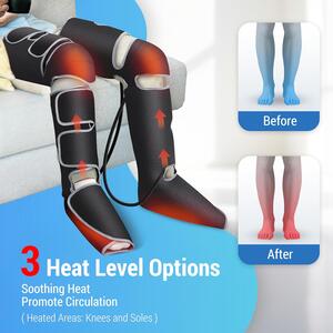 COMFIER Masseur de jambes chauffant