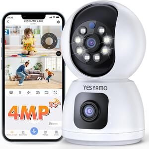 Promotion YESYAMO caméra 2.5K 4MP 360° WiFi