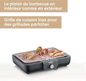 SEVERIN Barbecue Électrique 2300 W Inox