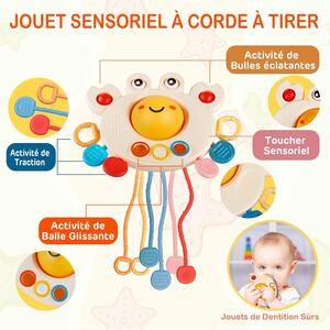 Fozcmisw jouet bébé Montessori 4‑en‑1