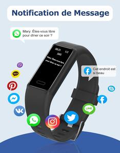 Cloudpoem FitBand Bracelet Connecté IP68