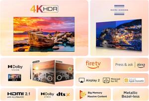 TCL 43PF650 43" 4K Ultra HD Fire TV
