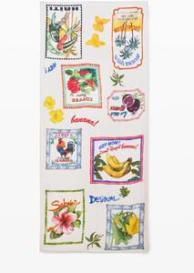 Desigual Paradise Rectangle Foulard Crudo