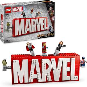 Promotion LEGO Marvel Logo avec Avengers