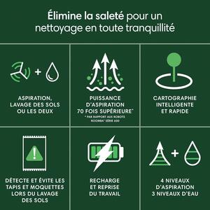 iRobot Roomba 105 Combo 2‑in‑1 LiDAR 7kPa