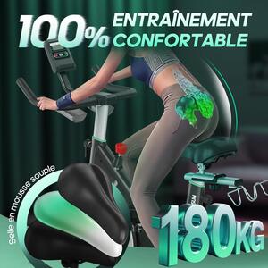 DMASUN Vélo d’Appartement magnétique 180 kg