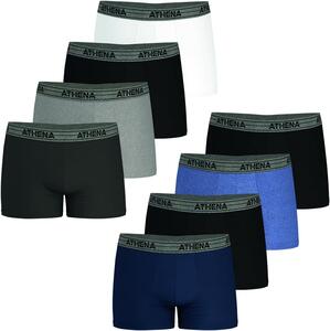 Promotion Athena Ecopack lot 8 boxers homme
