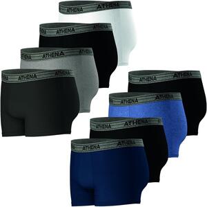 Athena Ecopack – Lot de 8 boxers homme