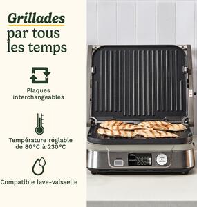 Cuisinart 6-en-1 Grill, Plancha &amp; Gaufrier