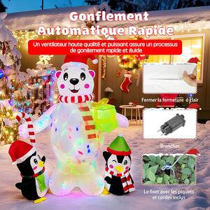 PoolyPoly Ours Polaire Gonflable Noël