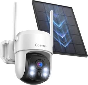 Discount Caytail 2K Solar PTZ WiFi Camera
