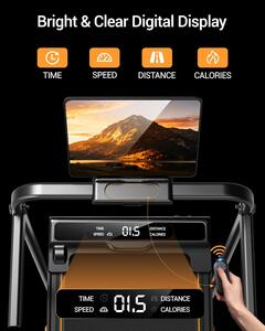 LONTEK Foldable Walking Pad 3.0HP, 15% Incline