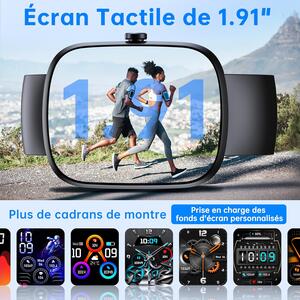 OUKITEL Montre Connectée 1.91" Appels BT
