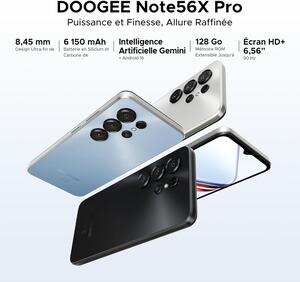 DOOGEE Note56X Pro Android 16, 6.56" 6150mAh