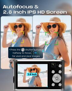 HICSHON AutoFocus 4K Compact Camera