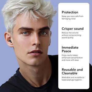 CASCHO SilenceFlex bouchons 45dB silicone