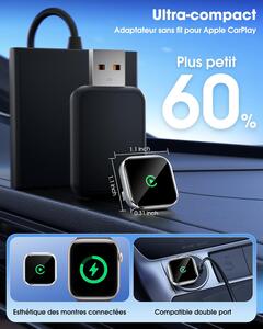 QINOJA Wireless CarPlay Adapter 5 GHz