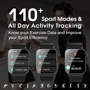 STECEi Montre Connectée 1,85 Bluetooth