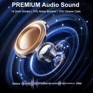 Ordtop Sport Bluetooth Earbuds 5.4, 70H IPX8