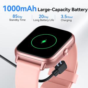 Tiksounds Montre Connectée 1.83" Appels BT IP68