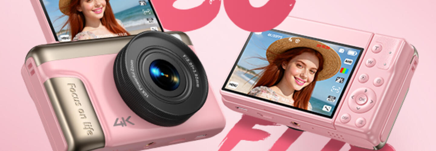 TOAIOHO Appareil Photo 4K 64MP Écran 180° #Promotion