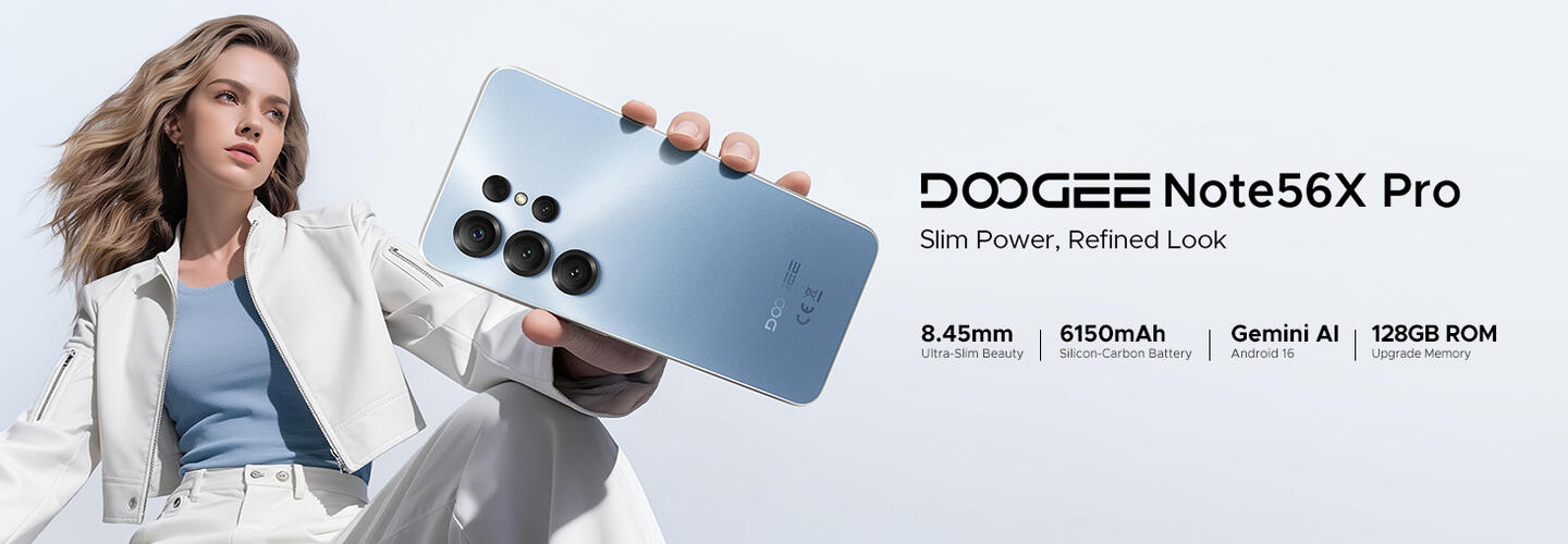 DOOGEE Note56X Pro Android 16, 6.56" 6150mAh #Promotion