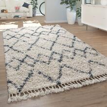Promotion Paco Home tapis shaggy crème 120x170