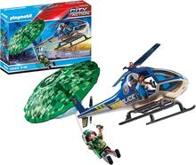 Promotion Playmobil 70569 hélicoptère police parachute